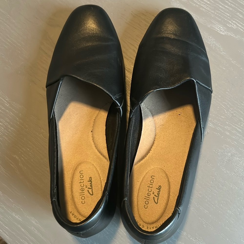 Black Clarks Collection - Ultimate Comfort - leather shoes